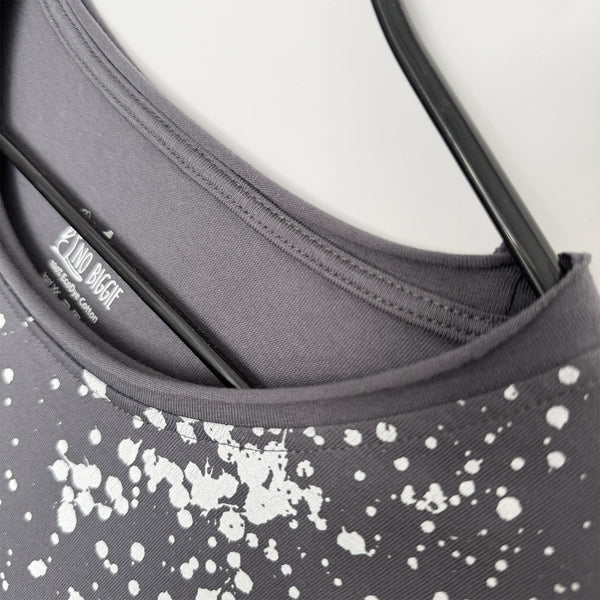 Charcoal U Tank Shirt Splash