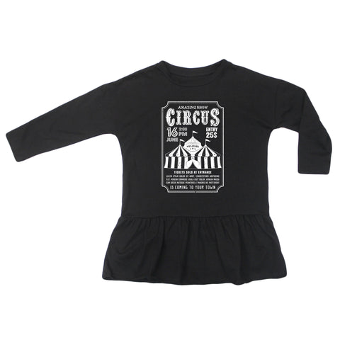 Black Tunic with Circus Poster print